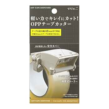 OPPテープ 透明 梱包テープ 事務所 テープ カッター有り 6セット 1936 4936695201940_01.jpg
